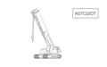 Гусеничный телескопический кран XCMG XGTC120T