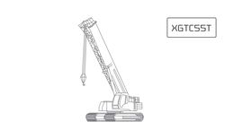 Гусеничный телескопический кран XCMG XGTC55T Гусеничный телескопический кран XCMG XGTC55T