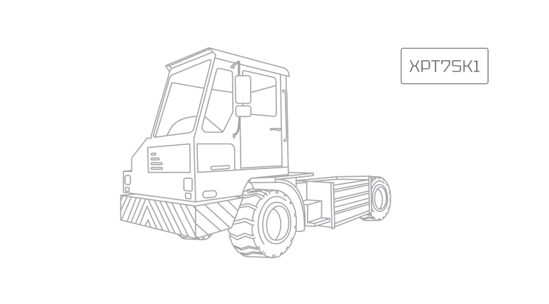 Портовый тягач XCMG XPT75К1