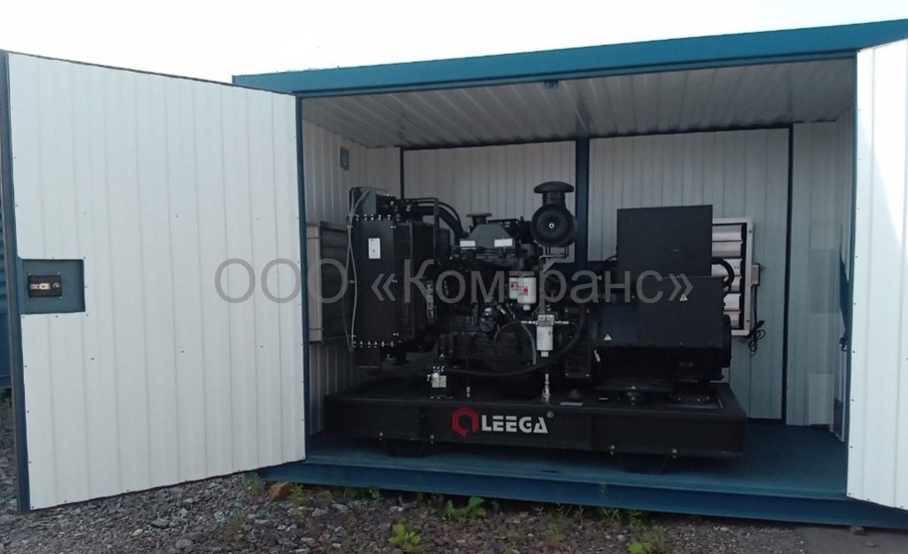 Дизель-генераторная установка (ДГУ) Leega Power LG88C 64 кВт Cummins в утепленном блок-контейнере