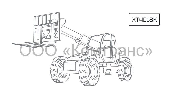 Телескопический погрузчик XCMG XT3514K